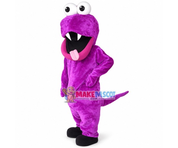 Funny Pink Dinosaur Mascot Costume Funny Pink Dinosaur Mascot Costume