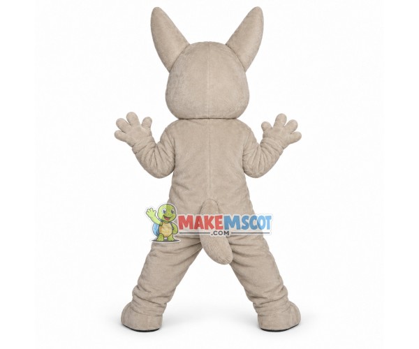 Lively Bolt the white German shepherd Dog Mascot Costume Cartoon Character