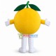 Cartoon Yellow Orange With Red Nose Mascot Costume Cartoon Yellow Orange With Red Nose Mascot Costume