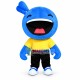 Blue Doll With Crab Claws And 2 Horns On the Head Mascot Cartoon Costume Blue Doll With Crab Claws And 2 Horns On the Head Mascot Cartoon Costume