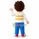 Enthusiastic Happy Boy Mascot Costume Enthusiastic Happy Boy Mascot Costume