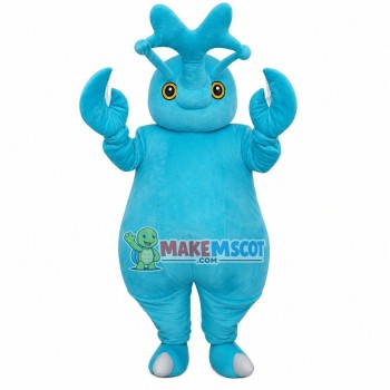 Blue Snout Beetle Mascot Costume Blue Snout Beetle Mascot Costume