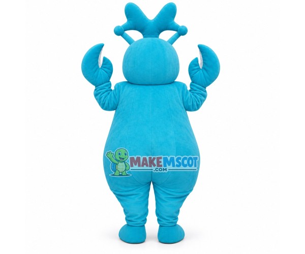Blue Snout Beetle Mascot Costume Blue Snout Beetle Mascot Costume
