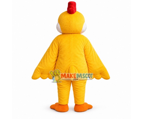 Funny Cartoon Yellow Chicken Mascot Costume Funny Cartoon Yellow Chicken Mascot Costume