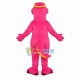 Pink Dinosaur With Sunglasses Mascot Costume Pink Dinosaur With Sunglasses Mascot Costume