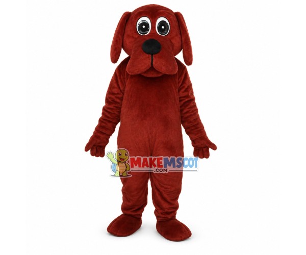 Adult Cartoon Big Red Dog Mascot Costume Adult Cartoon Big Red Dog Mascot Costume