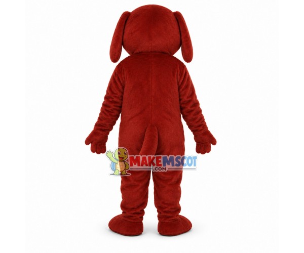 Adult Cartoon Big Red Dog Mascot Costume Adult Cartoon Big Red Dog Mascot Costume