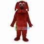 Adult Cartoon Big Red Dog Mascot Costume 
