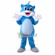 Cute Happy Blue Fox Cartoon Mascot Costume Cute Happy Blue Fox Cartoon Mascot Costume