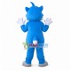 Cute Happy Blue Fox Cartoon Mascot Costume Cute Happy Blue Fox Cartoon Mascot Costume