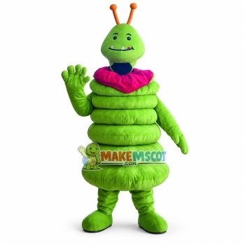 Lightweight Cartoon Green Caterpillar Mascot Costume Lightweight Cartoon Green Caterpillar Mascot Costume