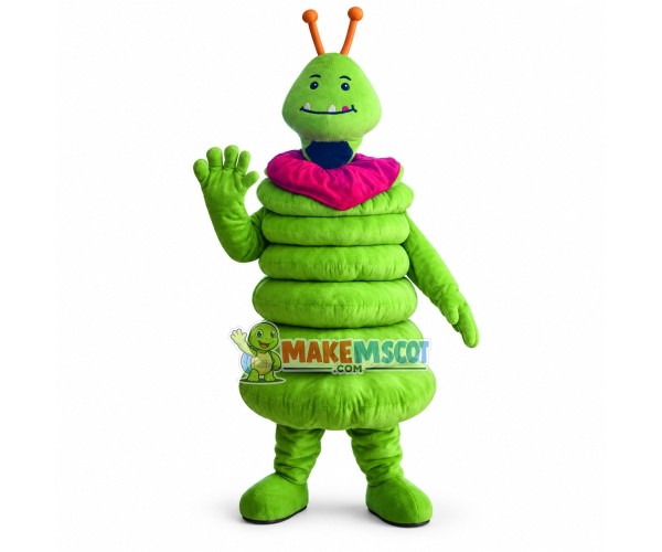 Lightweight Cartoon Green Caterpillar Mascot Costume Lightweight Cartoon Green Caterpillar Mascot Costume