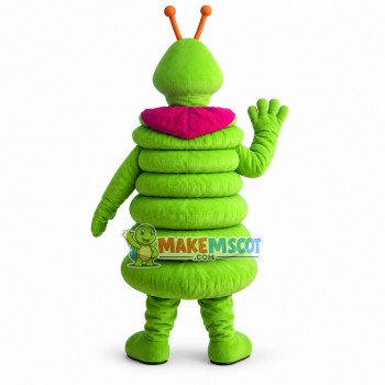Lightweight Cartoon Green Caterpillar Mascot Costume 