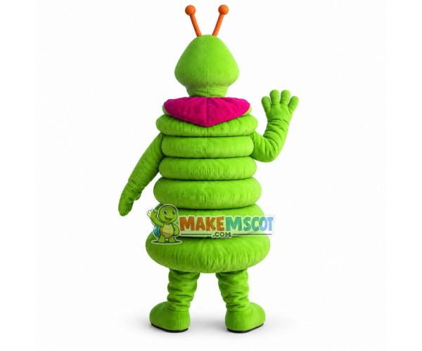 Lightweight Cartoon Green Caterpillar Mascot Costume Lightweight Cartoon Green Caterpillar Mascot Costume