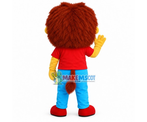 Lovely Cartoon Lion Mascot Costume Lovely Cartoon Lion Mascot Costume