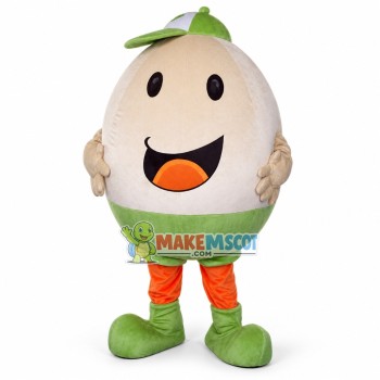 Safegg Mascot Costume Safegg Mascot Costume