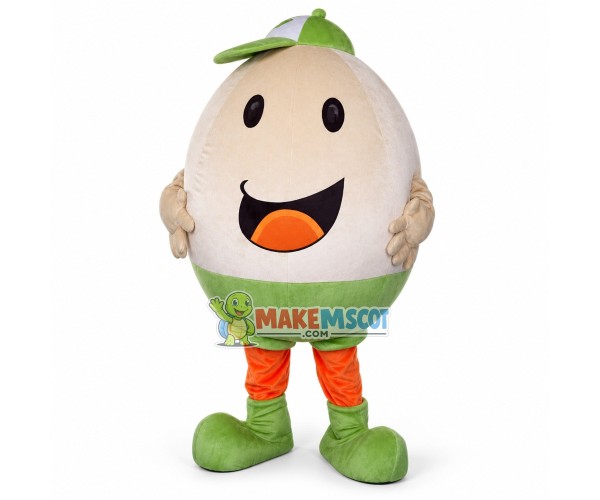 Safegg Mascot Costume Safegg Mascot Costume