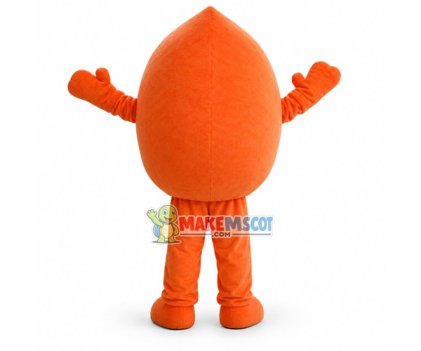 Orange Mango Mascot Costume Orange Mango Mascot Costume