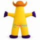 Starfish With Yellow Hat Mascot Costume Starfish With Yellow Hat Mascot Costume