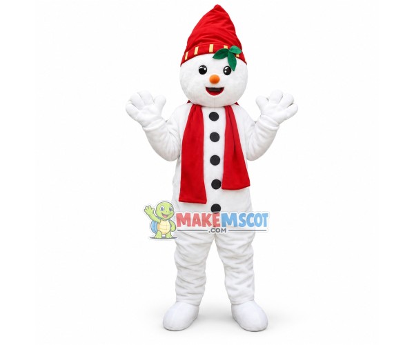 Christmas Carnival Snowman Mascot Costume Christmas Carnival Snowman Mascot Costume