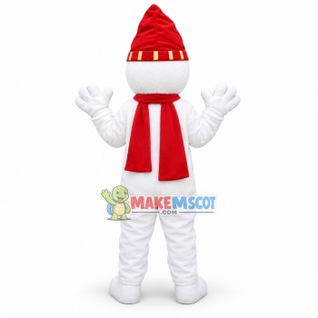 Christmas Carnival Snowman Mascot Costume Christmas Carnival Snowman Mascot Costume
