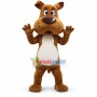Barking Brown Dog Mascot Costume	