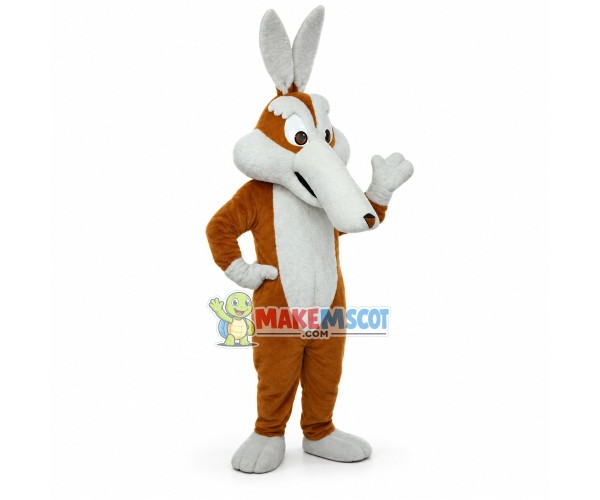 Insidious Wile E. Coyote Mascot Adult Costume Insidious Wile E. Coyote Mascot Adult Costume