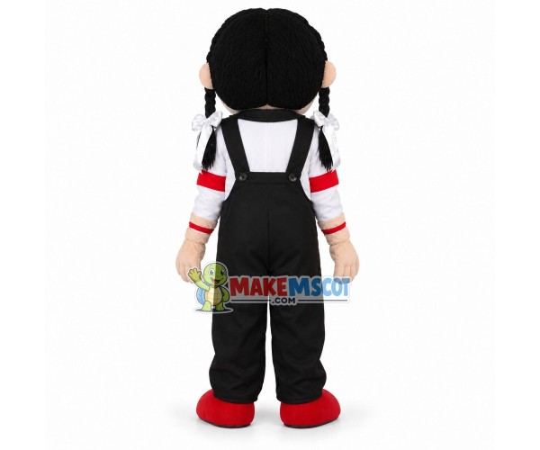 Chinese Girl Mascot Costume Chinese Girl Mascot Costume