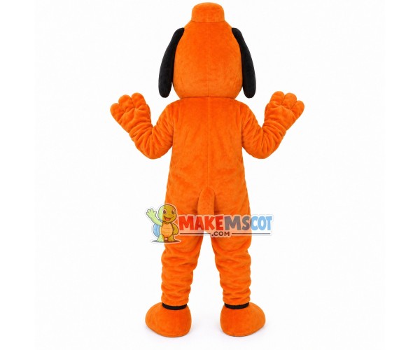 Loyal Orange Pluto the Dog Mascot Costume Loyal Orange Pluto the Dog Mascot Costume