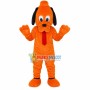 Loyal Orange Pluto the Dog Mascot Costume 