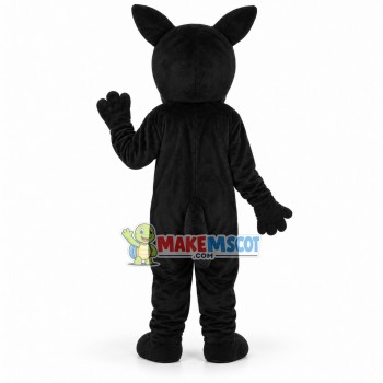 Lovely Black Great Dane Mascot Costume Lovely Black Great Dane Mascot Costume