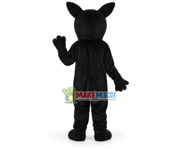 Lovely Black Great Dane Mascot Costume Lovely Black Great Dane Mascot Costume