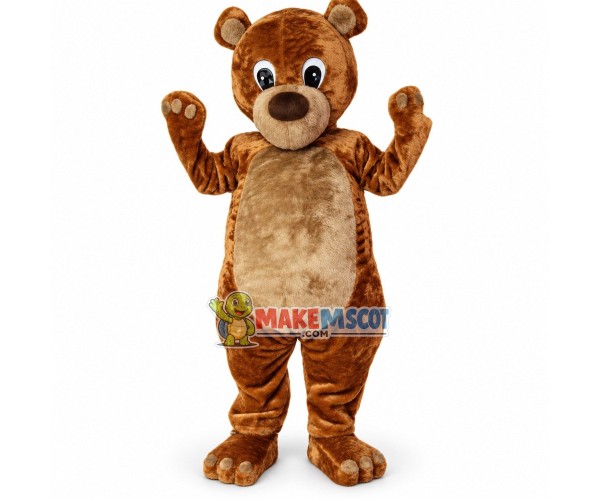 Baby Brown Bear Mascot Costume Baby Brown Bear Mascot Costume
