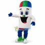 Power Pencil Cartoon Mascot Costume