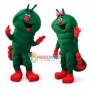 Lovely Caterpillar Couple Mascot Cartoon Costume 
