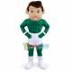 Superhero Man Mascot Costume Superhero Man Mascot Costume