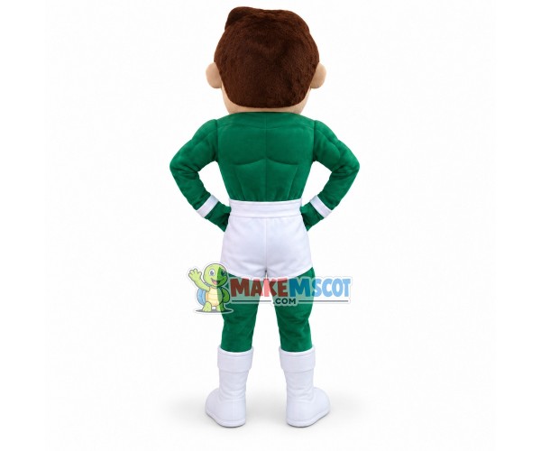 Superhero Man Mascot Costume Superhero Man Mascot Costume