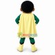 Cool Super Hero Black Boy Mascot Costume Cool Super Hero Black Boy Mascot Costume