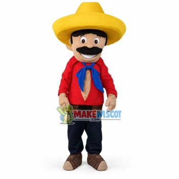 Mexican Bandit Mascot Costume 