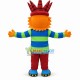 Hexagonal Clown Mascot Costume Hexagonal Clown Mascot Costume