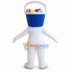 Blue Bath Basket Man Mascot Costume Blue Bath Basket Man Mascot Costume