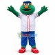 Wally the Green Monster Mascot Costume Wally the Green Monster Mascot Costume