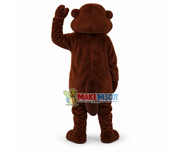 Cowardly Beaver Mascot Adult Costume