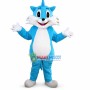 Lovely Blue Fox Cartoon Mascot Costume 