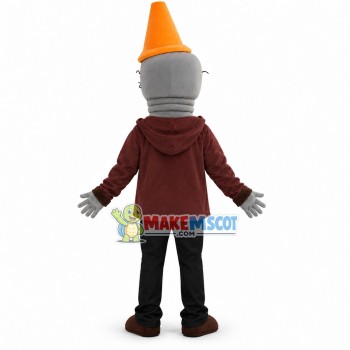 Conehead Zombie Mascot Costume	