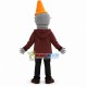 Conehead Zombie Mascot Costume Conehead Zombie Mascot Costume