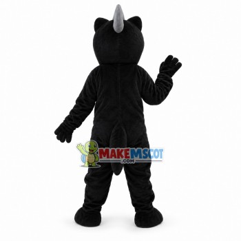 Simple Style Black Dinosaur Mascot Costume Simple Style Black Dinosaur Mascot Costume