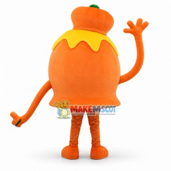 Honey Pot Monster Cartoon Mascot Costume Honey Pot Monster Cartoon Mascot Costume