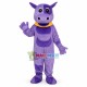College Ephelia the Purple Cow Mascot Costume College Ephelia the Purple Cow Mascot Costume