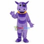 College Ephelia the Purple Cow Mascot Costume 